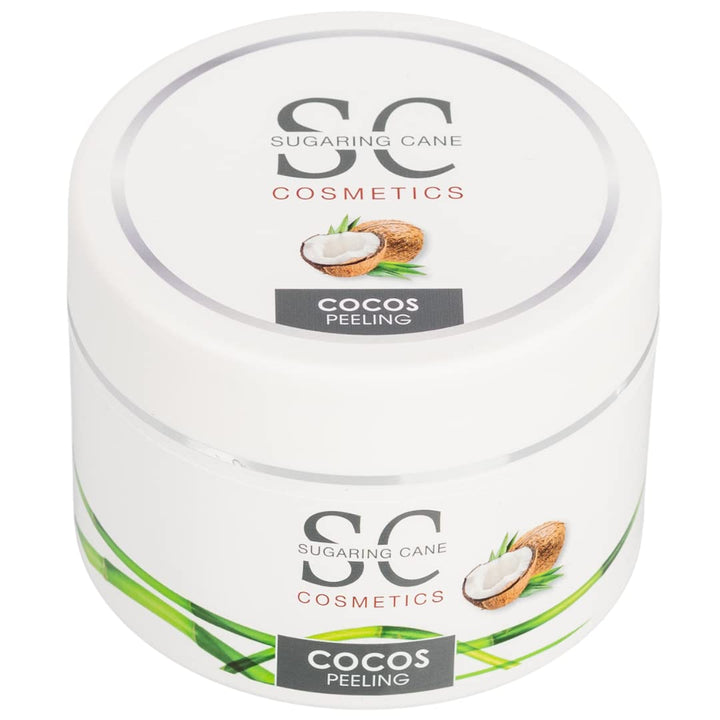 Zucker-Peeling | Sugar Body Scrub ohne Konservierungsmittel | Dusch- & Körperpeeling | Cocos, 200 ml