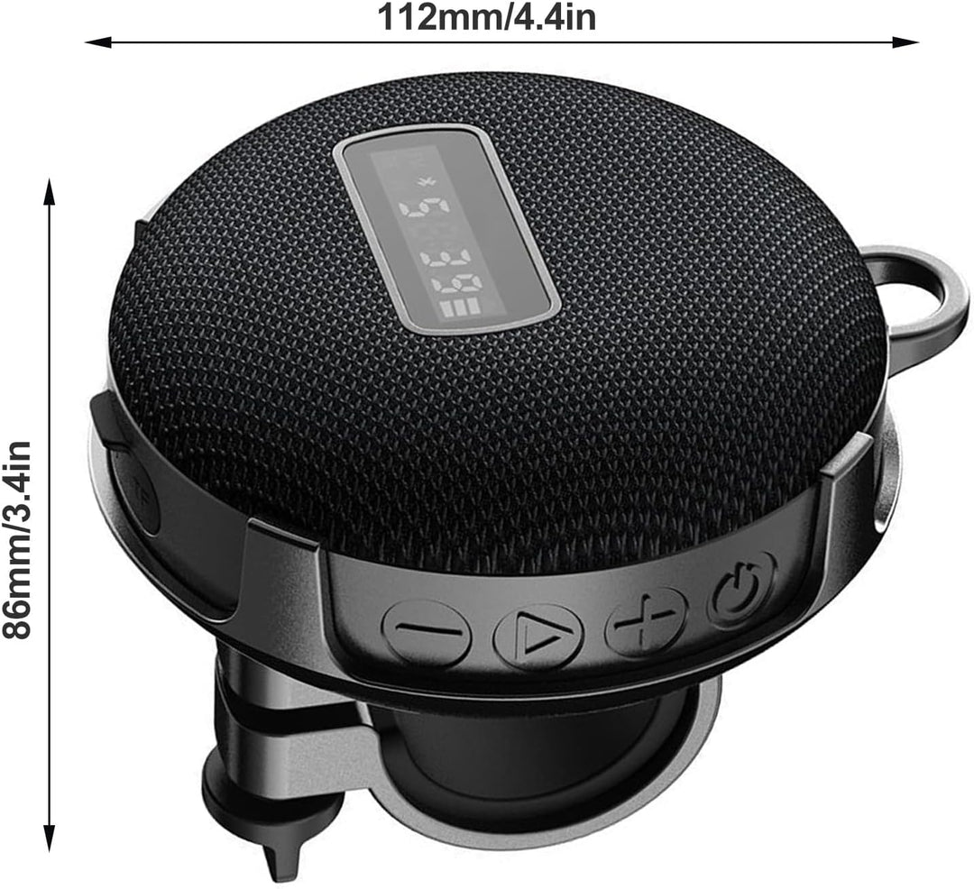 Bluetooth-Lautsprecher, Fahrrad-Lautsprecher, kabellos, tragbar, für den Aussenbereich, wasserdicht,
