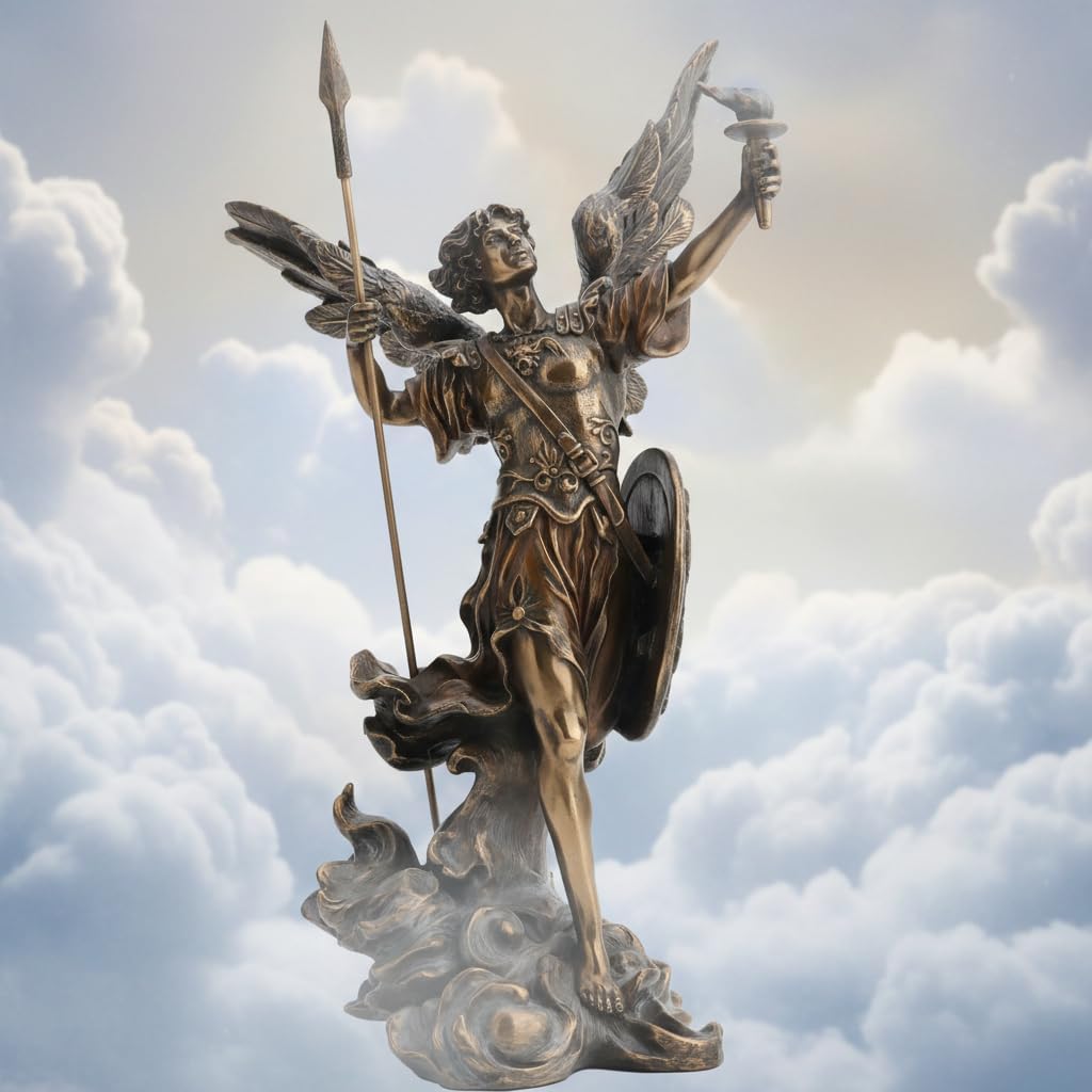 VIDAL REGALOS Figur Harz, Arcangel Uriel, 35 cm