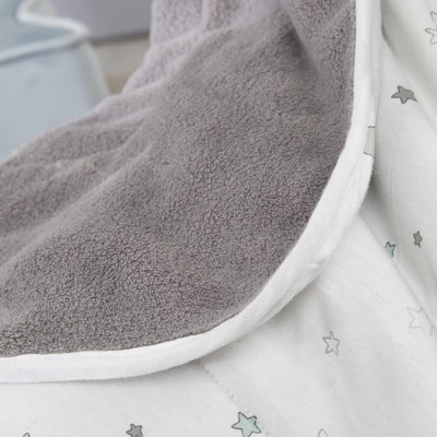 roba Babydecke Sternenzauber - 80 x 80 cm - Jerseydecke aus Baumwolle für Mädchen & Jungen - Kinderw