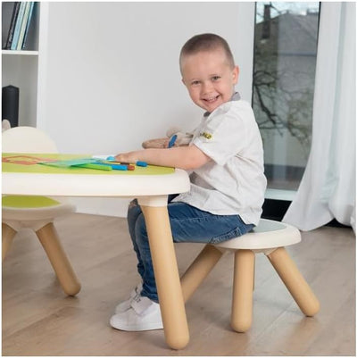 Smoby - Kid Hocker -softgrey – Design Kinderhocker für Kinder ab 18 Monaten, für Innen und Aussen, K