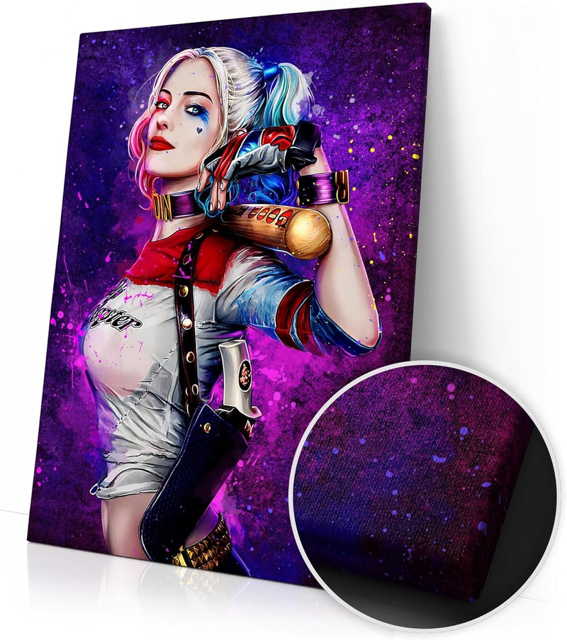 Artmazing | Harley Quinn Bild | Bilder Wand | Harley Quinn Poster Sexy | Leinwand Bilder | Bild Wohn