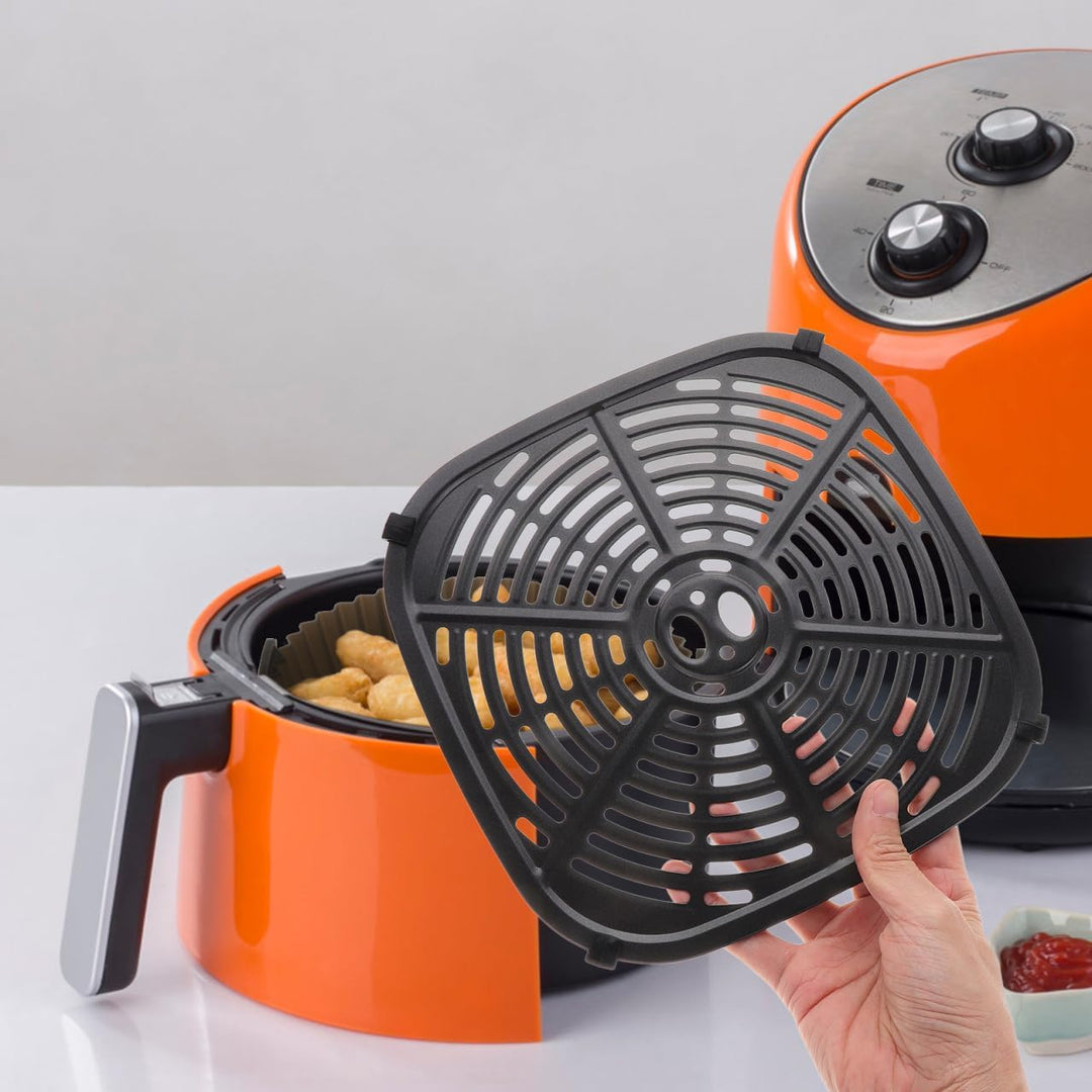 HeissLuftfritteuse ZubehöR Quadratische Grillpfanne 22.5 Cm Antihaftbeschichtete Crisper-Platte Ersa