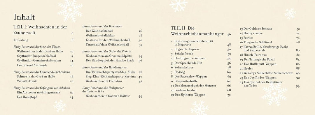Aus den Filmen zu Harry Potter: Weihnachten in Hogwarts: Das grosse Adventskalenderbuch: Mit 24 Weih