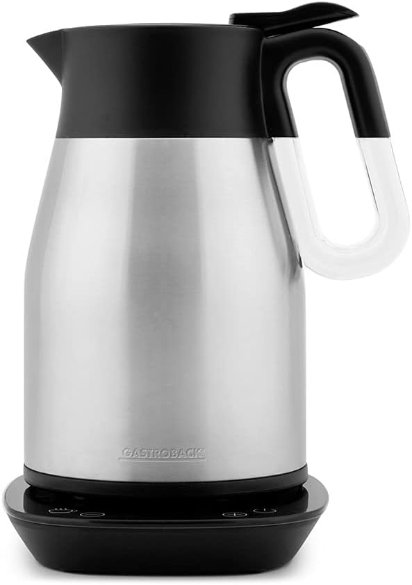Gastroback 42426 Design Advanced Thermo, 1.7 Liter, Wasserkocher und Isolierkanne, Cool Touch, Easy-