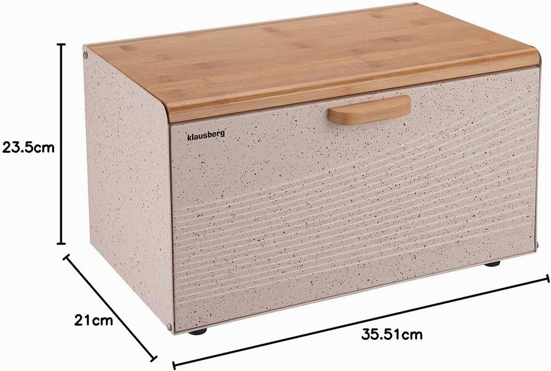 Klausberg Brotkiste Holz (Creme), Creme