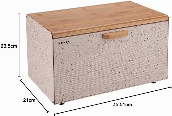Klausberg Brotkiste Holz (Creme), Creme