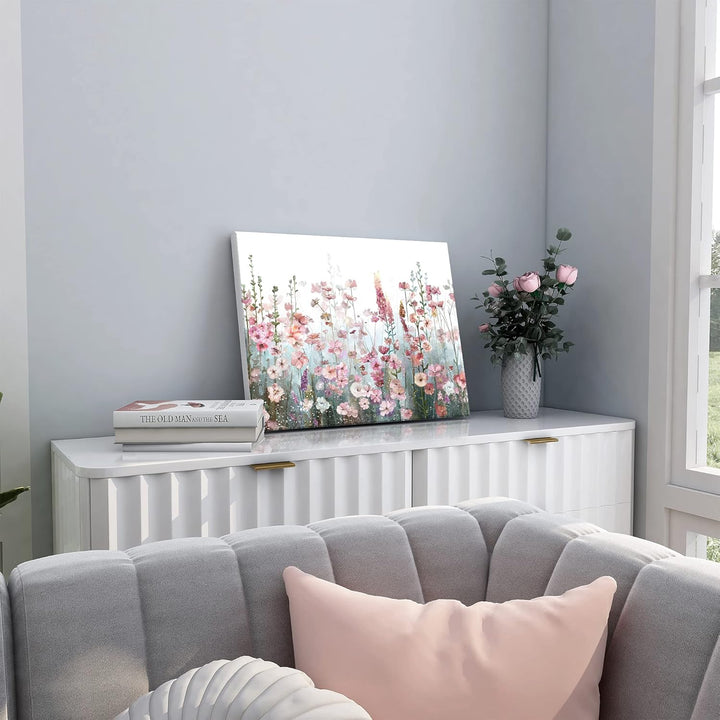 SUMGAR Malen nach Zahlen Blumen Erwachsene Bunt DIY Öl Leinwand Gemälde Set für Anfänger Senior Acry