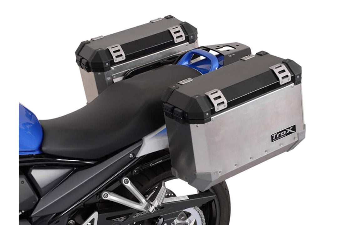 SW-MOTECH EVO Kofferträger, QUICK-LOCK Funktion, Schwarz für Suzuki GSF650/650S/1200/1250,GSX650/125