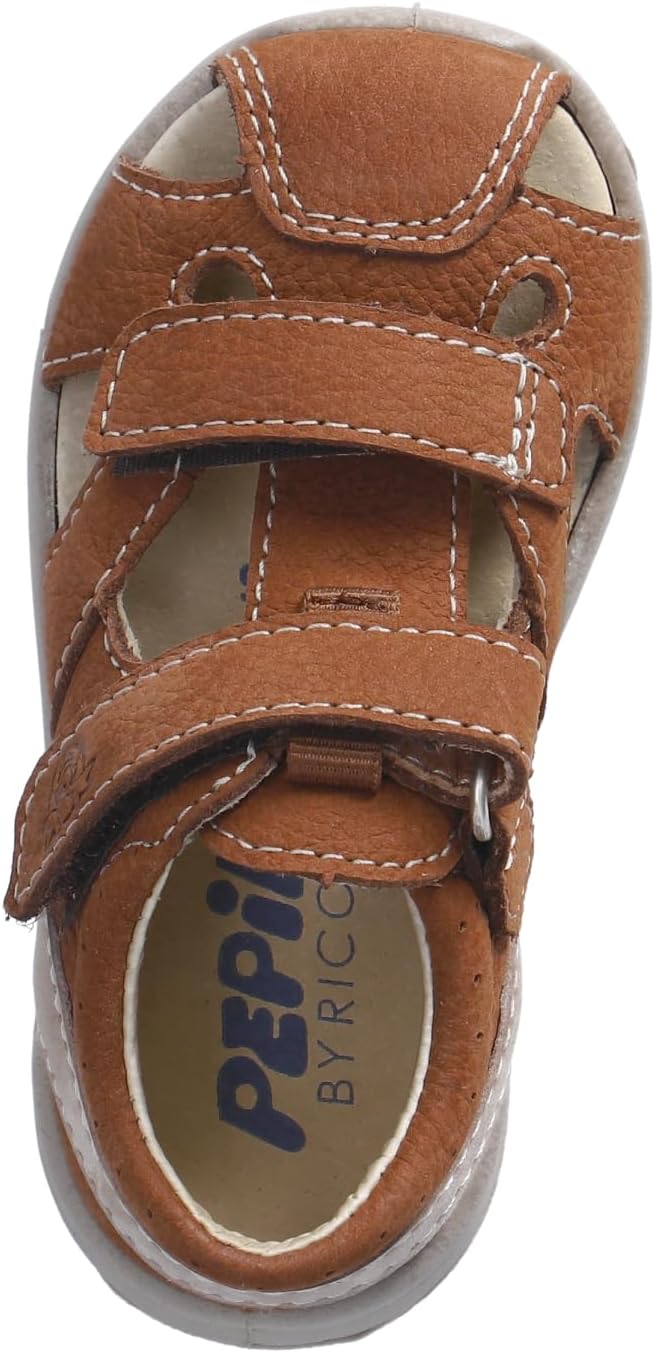 RICOSTA Mädchen und Jungen Kletthalbschuhe KASPI, Kinder Lauflernschuhe, Weite: Mittel, terracare, C