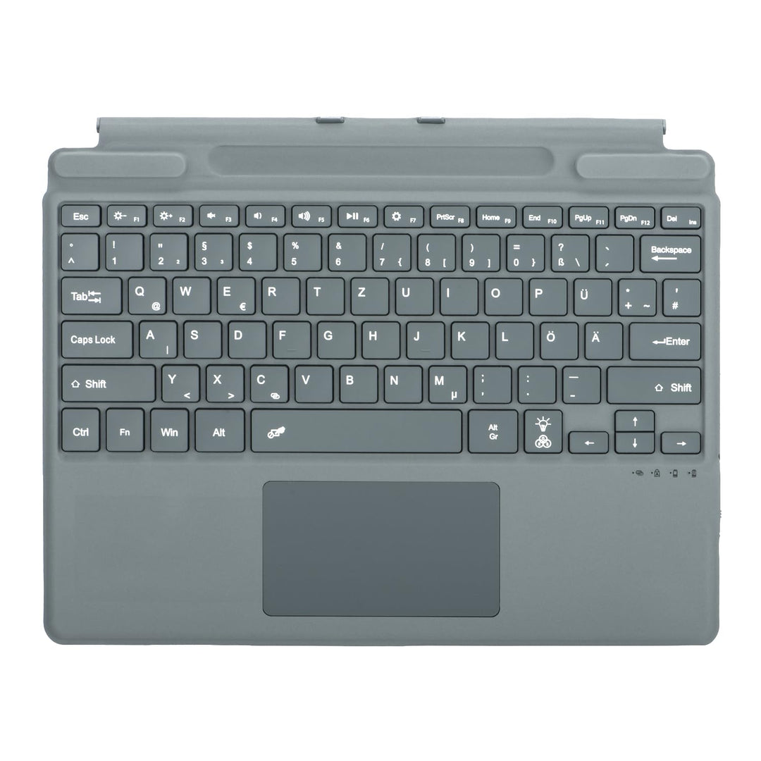 Deutsche QWERTZ Layout Tastatur für Microsoft Surface Pro 11/10 / 9/8 / X, 13 Zoll - Ultraflaches, b