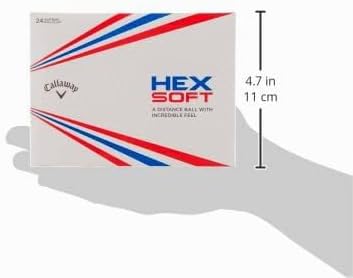 Callaway Golf Hex Soft Golfbälle 24 Golfbälle Weiss, 24 Golfbälle Weiss