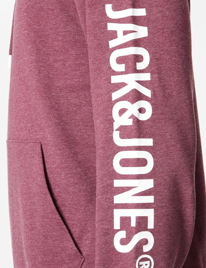 Jack & Jones Herren Jorwayne Branding Sweat Hood Kapuzenpullover (1er Pack) XS Port Royale/Detail:me