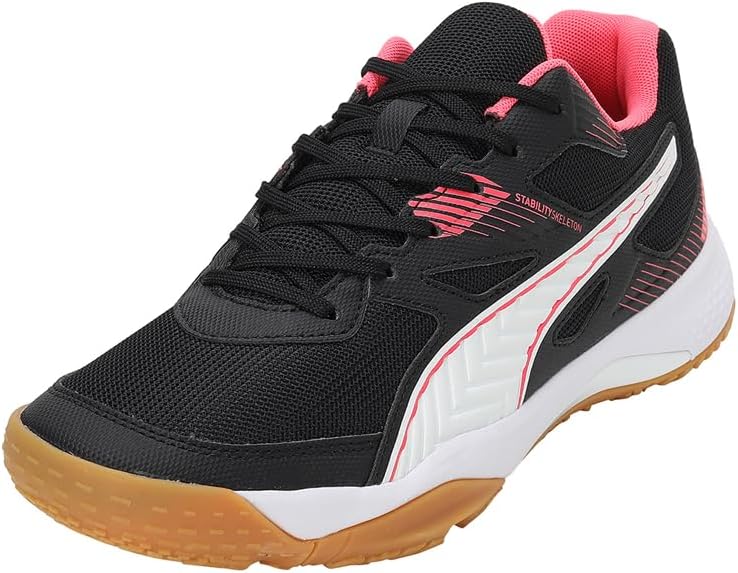 PUMA Unisex Solarflash Ii Hallenturnschuh 48 EU Puma Black Fire Orchid Puma White Gum, 48 EU Puma Bl