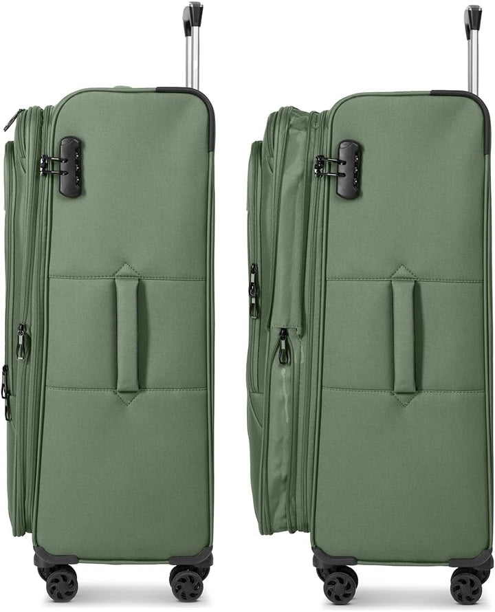 Franky Check-in Koffer für Damen und Herren | grosser XL Trolley 48 x 31 x 79 cm aus hochwertigem, f