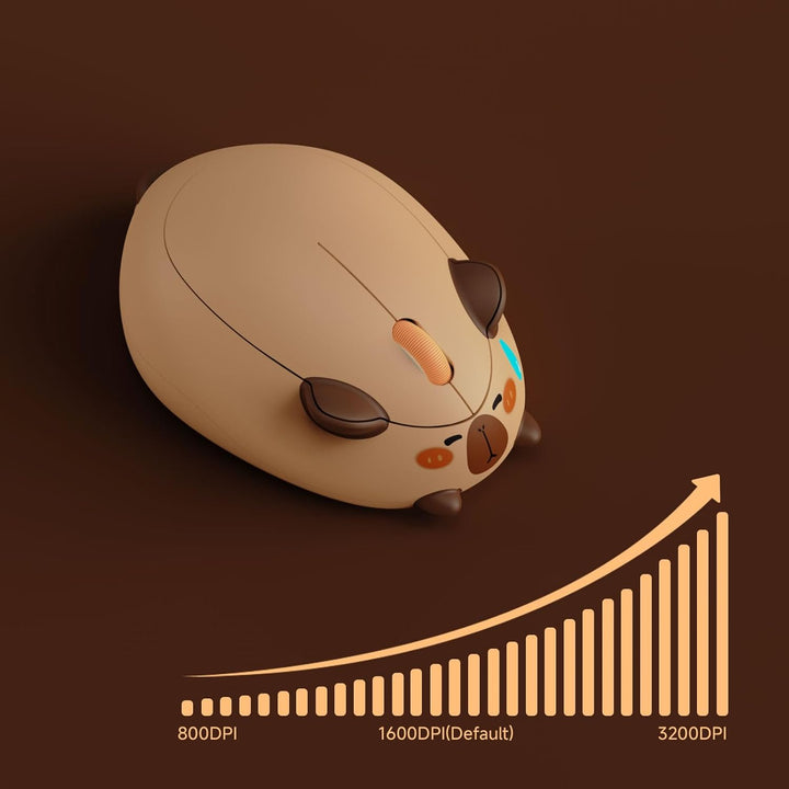 Akko Niedliche Kabellose Maus mit Katzenmotiv, 3200 DPI, Tri-Mode-Verbindung, Bluetooth 3.0/5.0/2.4G