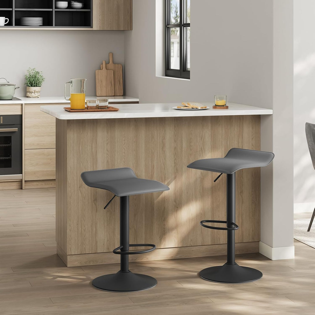 WOLTU Barhocker BH159gr-1 1er Set Barstuhl Tresenhocker Bistrohocker Designer Hocker, höhenverstellb