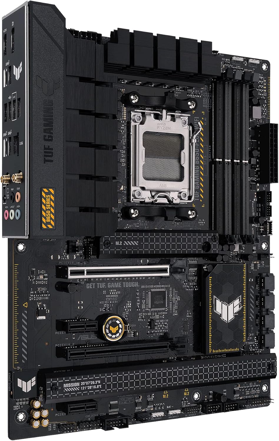 ASUS TUF GAMING B650-PLUS WIFI Mainboard Sockel AMD AM5 (Ryzen 7000, ATX, PCIe 5.0, DDR5-Speicher, 1