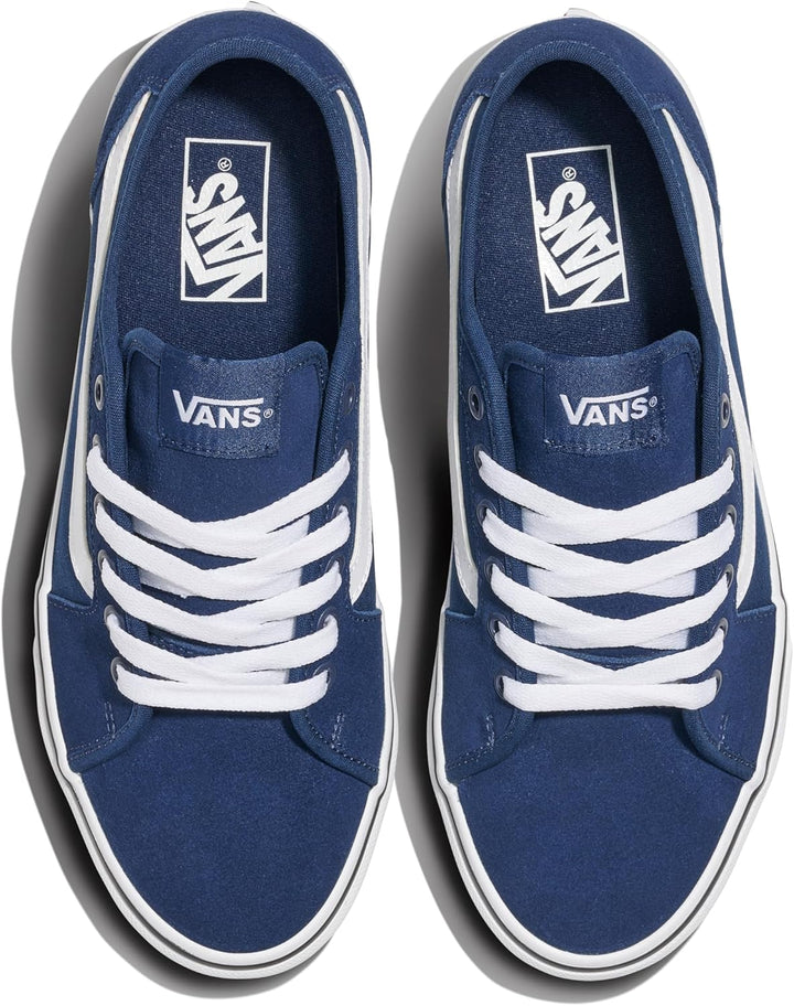 Vans Herren Filmore Decon Seasonal Sneaker 44 EU Suede Canvas Dress Blues White, 44 EU Suede Canvas