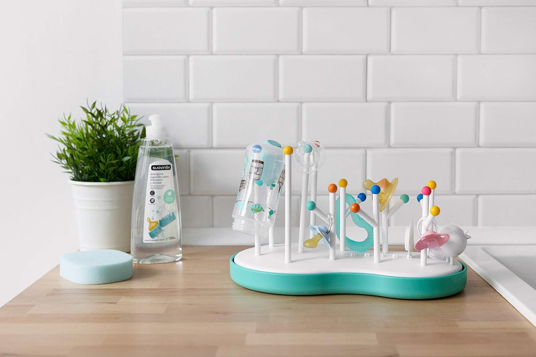 Suavinex 3164231 Abtropfgestell für Babyflaschen