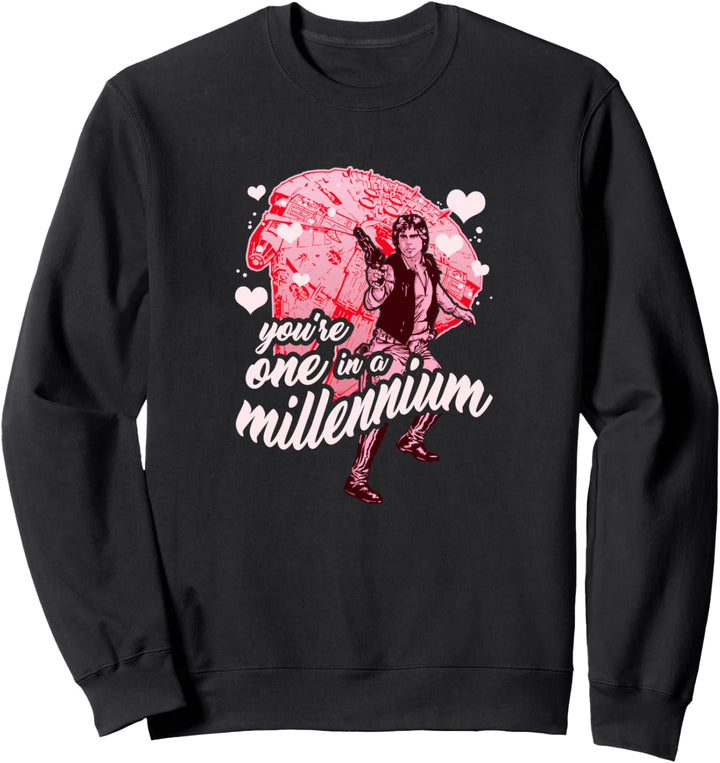 Star Wars Han Solo One In Millennium Valentine's Day Sweatshirt