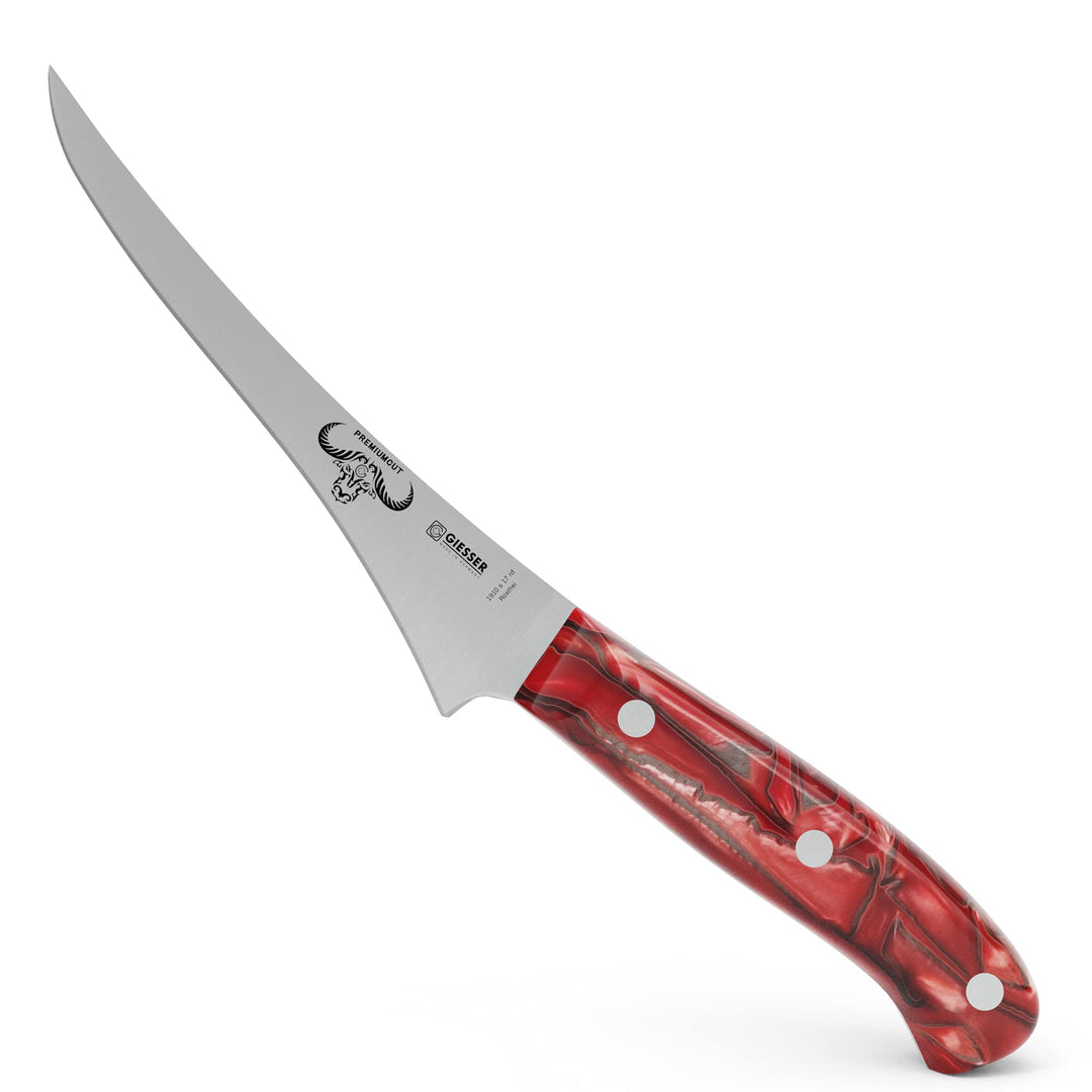 GIESSER seit 1776 - Made in Germany - Filetiermesser 17 cm Red Diamond, PremiumCut Filet No 1, Filie