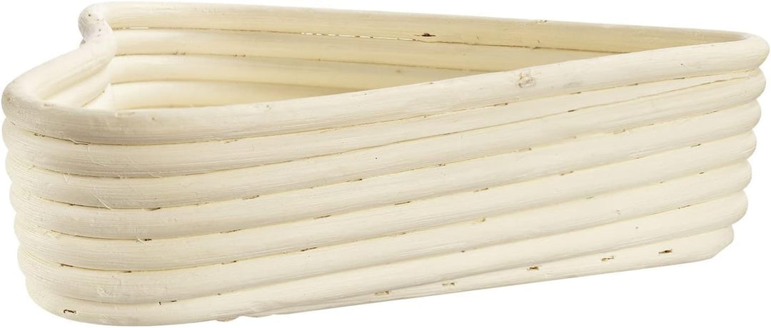 Westmark Gärkörbchen-Set, 2tlg., Gärkörbchen in Herzform + Bezug, Peddigrohr/Baumwolle, Hellbeige/Be