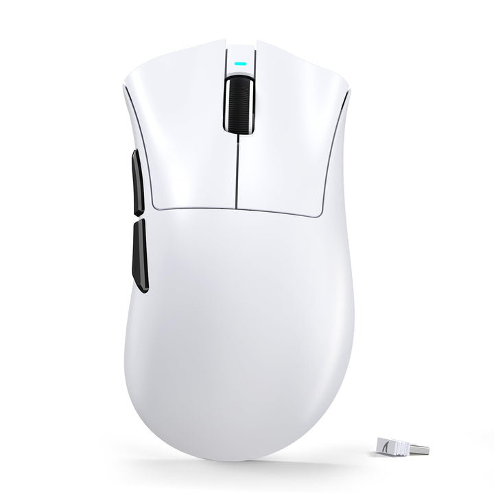 ATTACK SHARK V3 Kabellose Gaming-Maus, 65g Ultraleicht, Optischer Sensor PAW3311 mit 25K DPI, 1K Pol