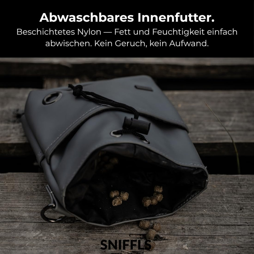 Leckerlibeutel für Hunde, Leckerlitasche Hund zum Umhängen, Futterbeutel Hundetraining, Gassi Tasche