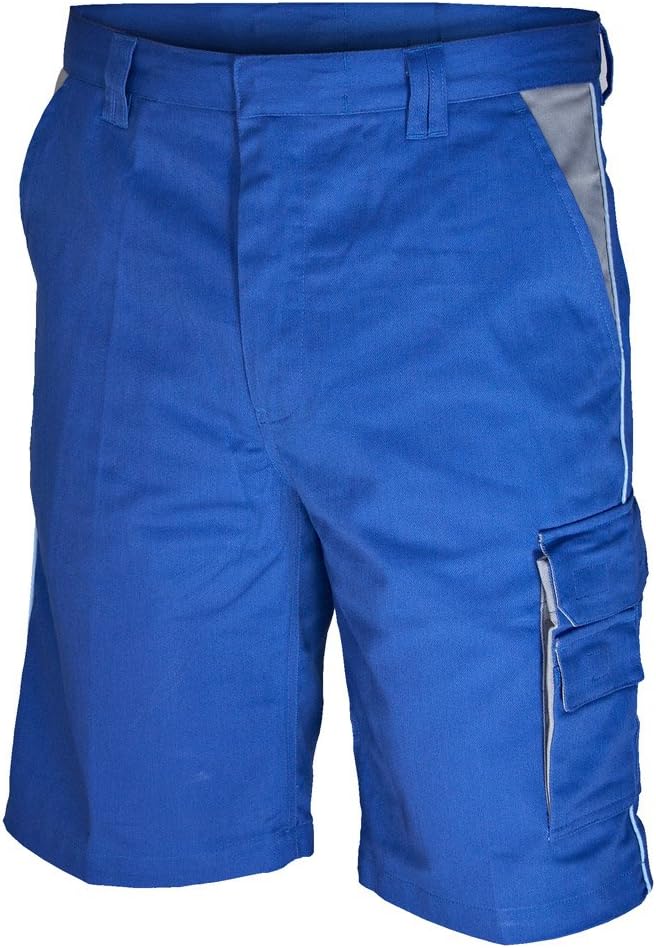 Carson Contrast Arbeitsshorts, 1 Stück, 46, royal/grau, CC709S.RYG 46 Royal / Grau, 46 Royal / Grau