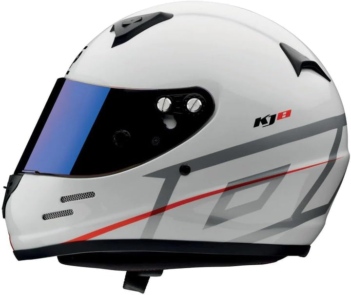 OMP KJ8 EVO CMR WEISS HELM XS KARTING, Weiss