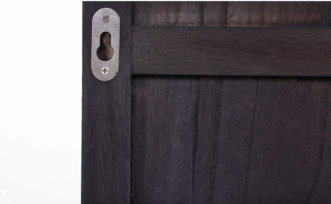 Mendler Wandgarderobe HWC-C89AM Welcome, Garderobe Garderobenpaneel, Shabby-Look Vintage, 91x60cm -