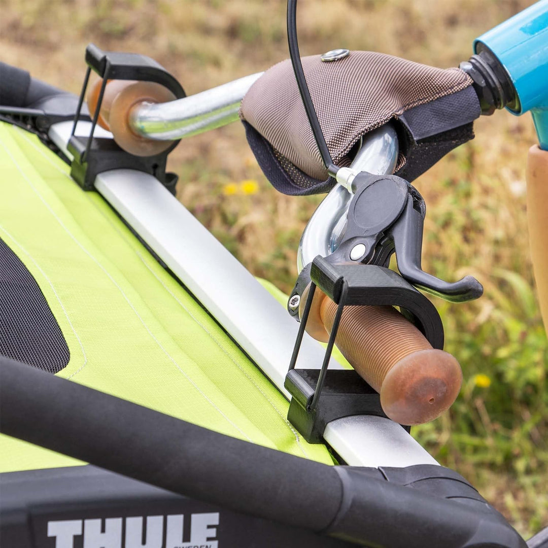Mobilefox Universal Fahrrad Laufrad Halterung Fahrradträger Halter Adapter für Thule Chariot Anhänge