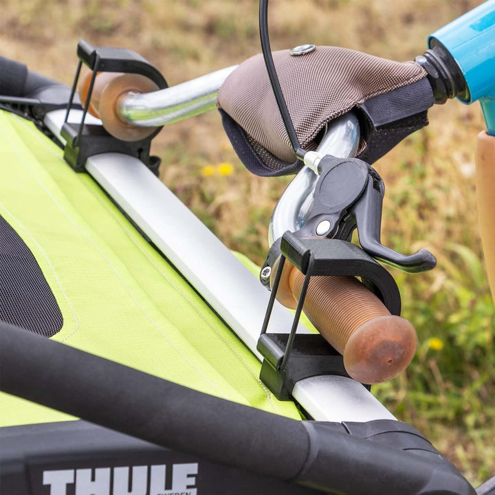 Mobilefox Universal Fahrrad Laufrad Halterung Fahrradträger Halter Adapter für Thule Chariot Anhänge