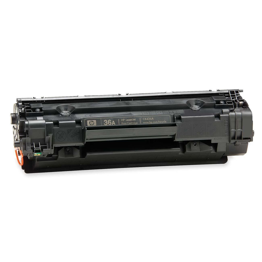 HP 36A 2er-Pack (CB436AD) Schwarz Original Toner für HP Laserjet M1120, HP Laserjet M1522, 2er-Pack