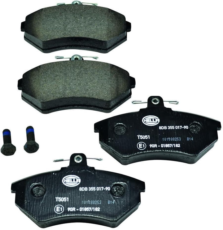 HELLA PAGID 8DB 355 017-901 Bremsbelagsatz - T5051 - Dicke/Stärke: 19.6mm - Bremssystem: Lucas - nic