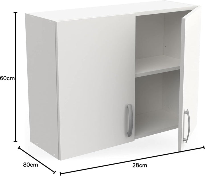 Nova 245196 A0 Schrank Anhänger, (HBT)60 x 80 x 30 cm , weiss