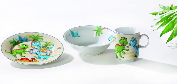 Ritzenhoff & Breker Kindergeschirr-Set Dino | 3-teilig, Dino