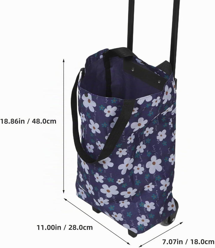 Faltbarer Einkaufstrolley Treppensteiger mit Ergonomischem Griff Leichtes Klappbares Einkaufswagen f