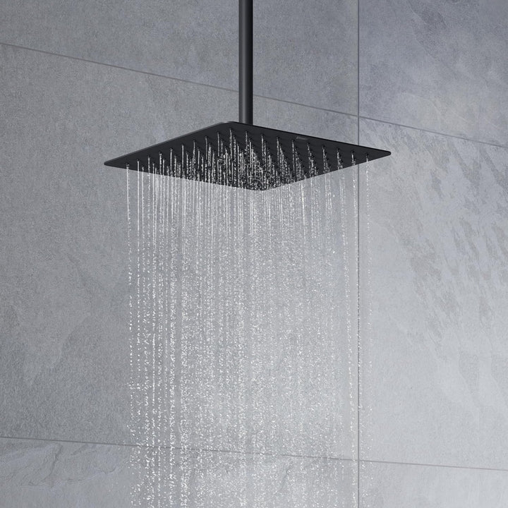 Duravit UV0670026046 Universal Duscharm, Duscharmatur Deckenbefestigung, Brausearm 300 mm, Duschbrau