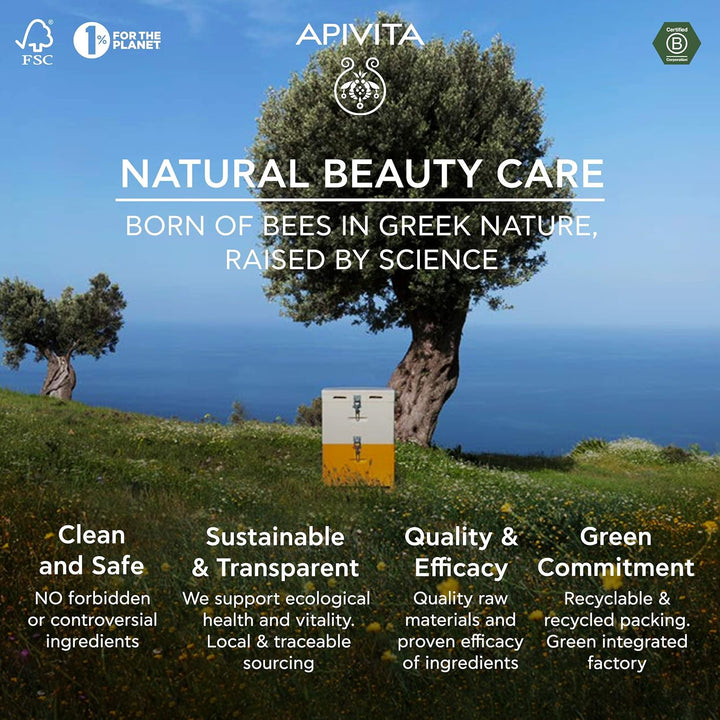 Apivita Queen Bee Light Texture Cream 50 Ml, Almond