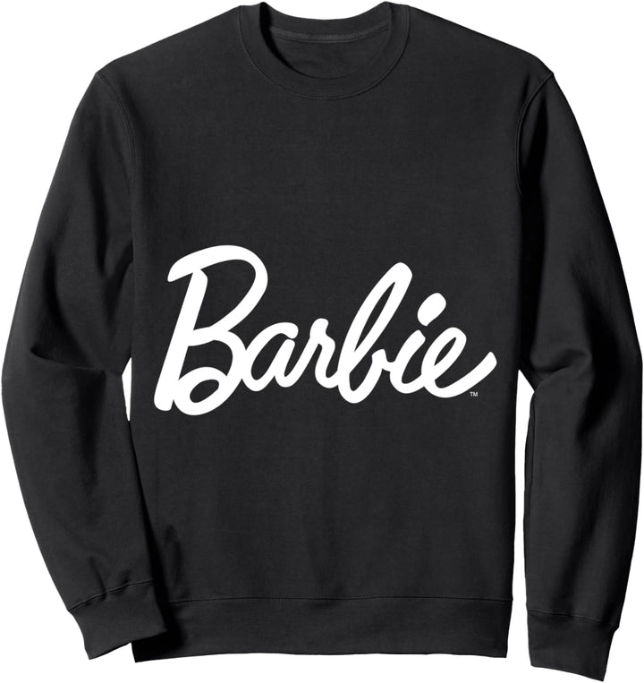 Barbie Logo White Sweatshirt