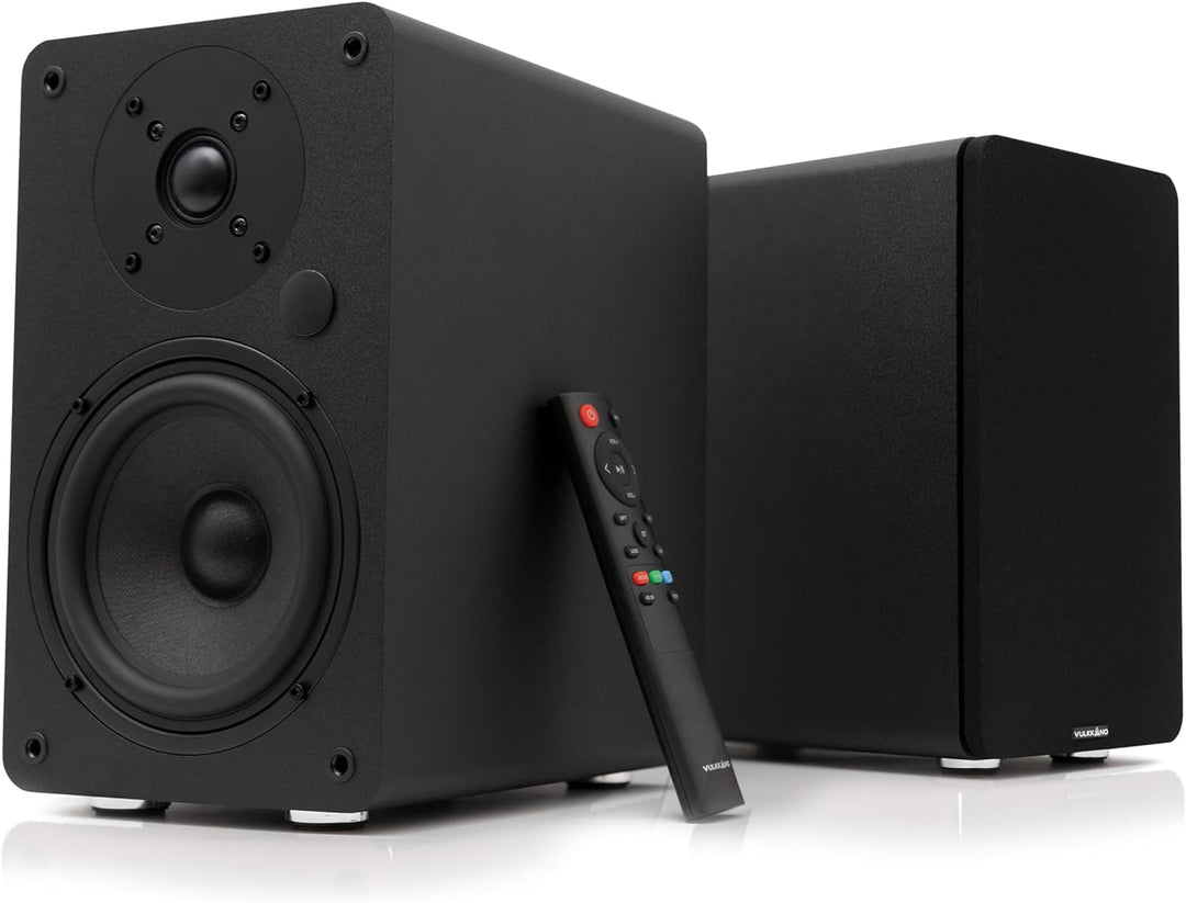 VULKKANO A5 ARC Aktivlautsprecher mit 5.25" Woofer, Bluetooth 5.0, HDMI ARC, Optische, RCA, USB, mit