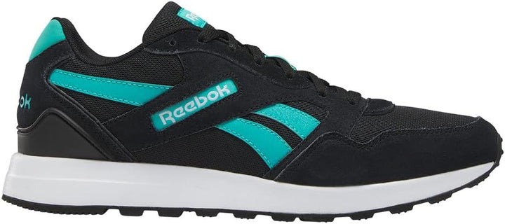 Reebok Unisex Gl1000Sneakers 40.5 EU Core Black Classic Teal Pure Grey 3, 40.5 EU Core Black Classic