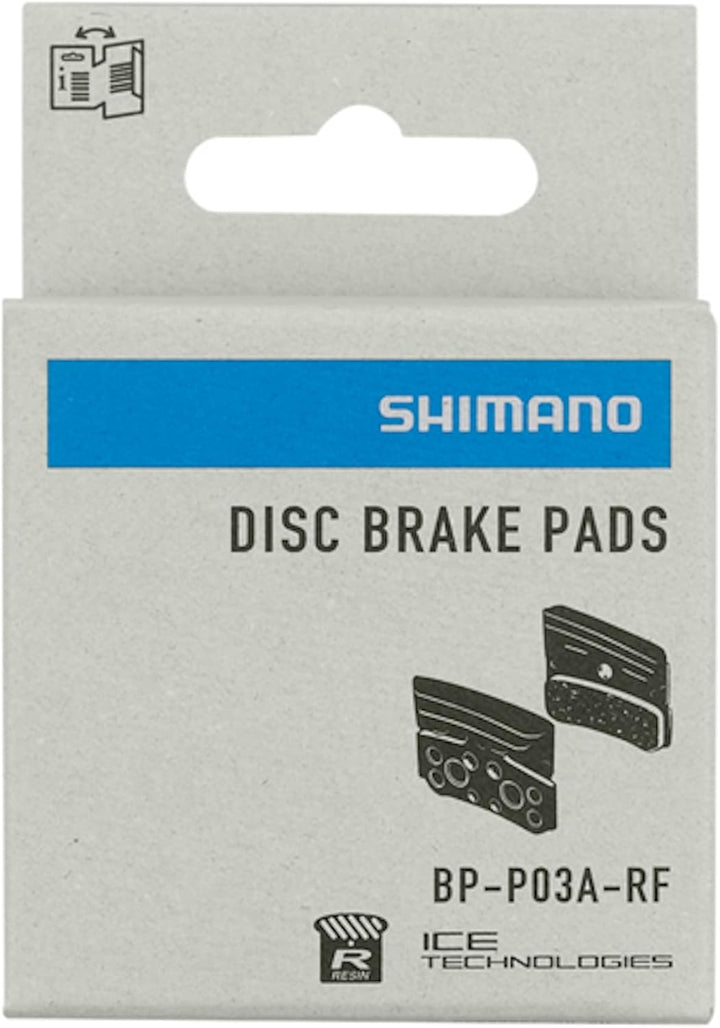 Shimano Disc Brake Pad Set Resin P03A Incl Spring/Split Pin 1Pair Angelzubehör für praktische Anwend