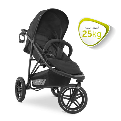 Hauck Dreirad Buggy Rapid 3R bis 25 kg & Universal Sitzauflage für Buggys, Kinderwagen, Fahrradanhän