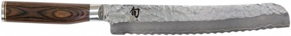KAI Shun Premier Tim Mälzer japanisches Brotmesser 23 cm Klingenlänge - VG-MAX Kern 61 HRC, 32 Lagen