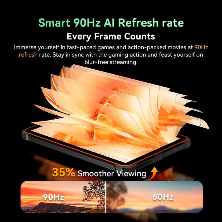 BLACKVIEW Active 10 PRO (Tablette Robuste 5G - 10.95'' - 12/256GB - 30000mAh) Black