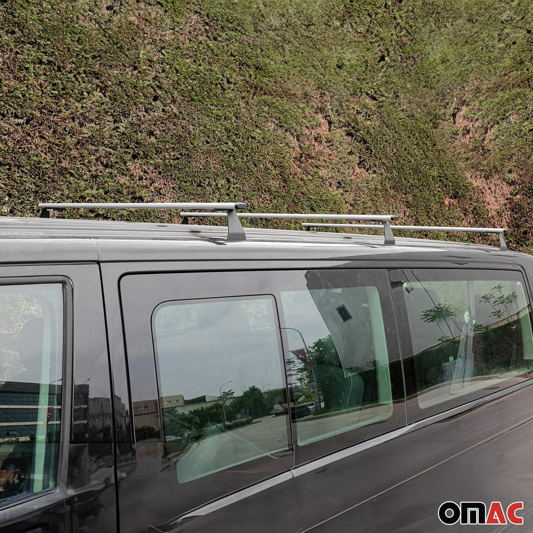 OMAC Heavy Duty Dachträger Querträger kompatibel mit Mercedes Vito W639 2003-2014 – 3 Stangen – Stah