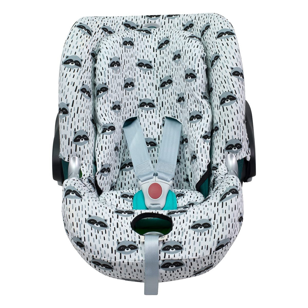 JYOKO Kids Bezug für Autositz kompatibel mit Cybex Aton Cloud- Q-M-2-4-5, aus Baumwolle (Aton Q, Rac